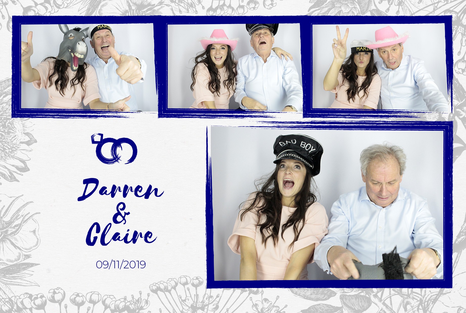 Darren and Claire’s Wedding  | View more photos from the event at gallery.myphotoboothexperience.co.uk/u/MyPhotoBoothExperienceLtd/Darren-and-Claire’s-Wedding